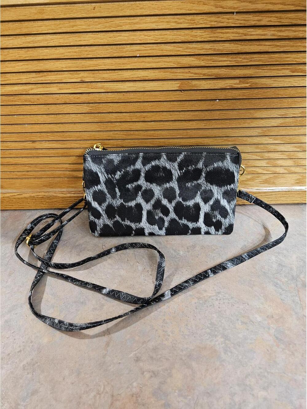 Leopard print purse
